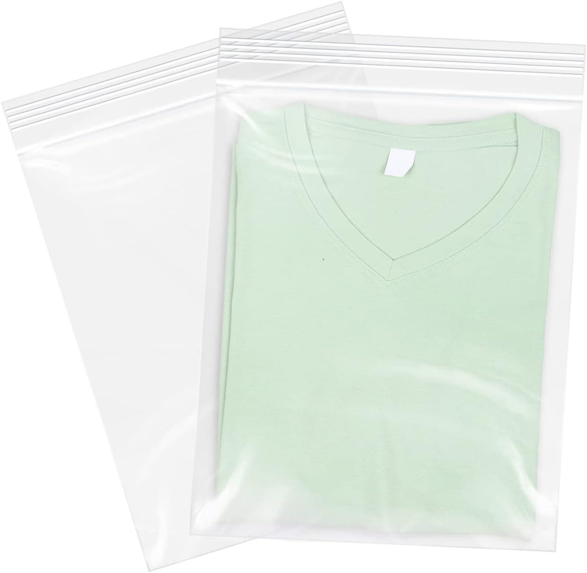9" x 12"(1000 Count) Clear Plastic Reclosable Zip Bags
