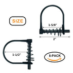 Highwild 8 Pack Silent Shaft Locking Pins with Spring for Hunting