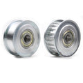 XL 12T Timing Belt Tensioner Pulley Synchronous Wheel 1/5" Pitch 3mm Bore For 10mm Width Belt (XL12T, Teeth surface, Bore: 3mm)