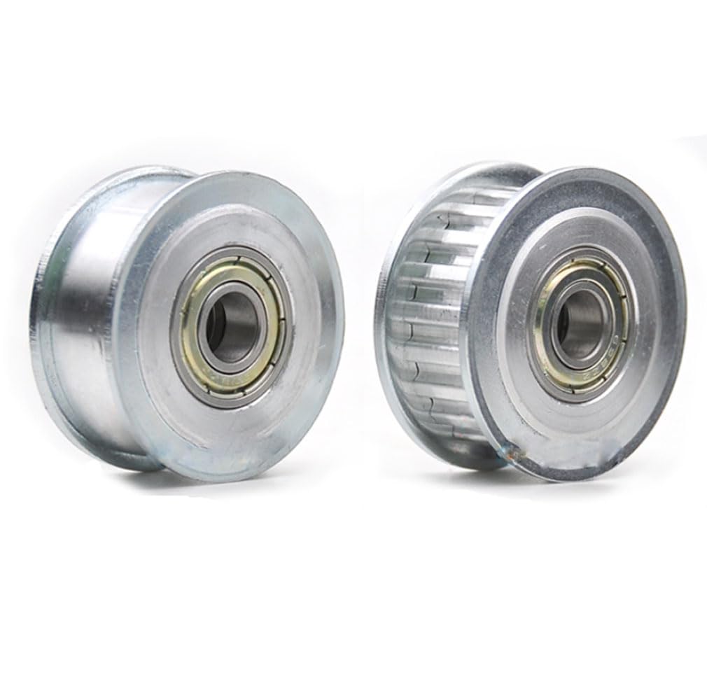 XL 20T Timing Belt Tensioner Pulley Synchronous Wheel 1/5" Pitch 6mm Bore For 10mm Width Belt (XL20T, Teeth surface, Bore: 6mm)
