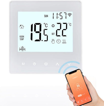 Thermostat Smart Tuya WiFi Thermostat 16A Digital Programmable LCD Display Underfloor Heating Temperature Controller