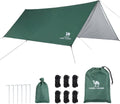 Camping Tarp,3000mm Waterproof & UPF 50+ Sun Protection Rain Fly Tarp - Lightweight Portable Camping Shelter with