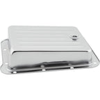 Transmission Pan, Chrome Steel, Fits Ford C4
