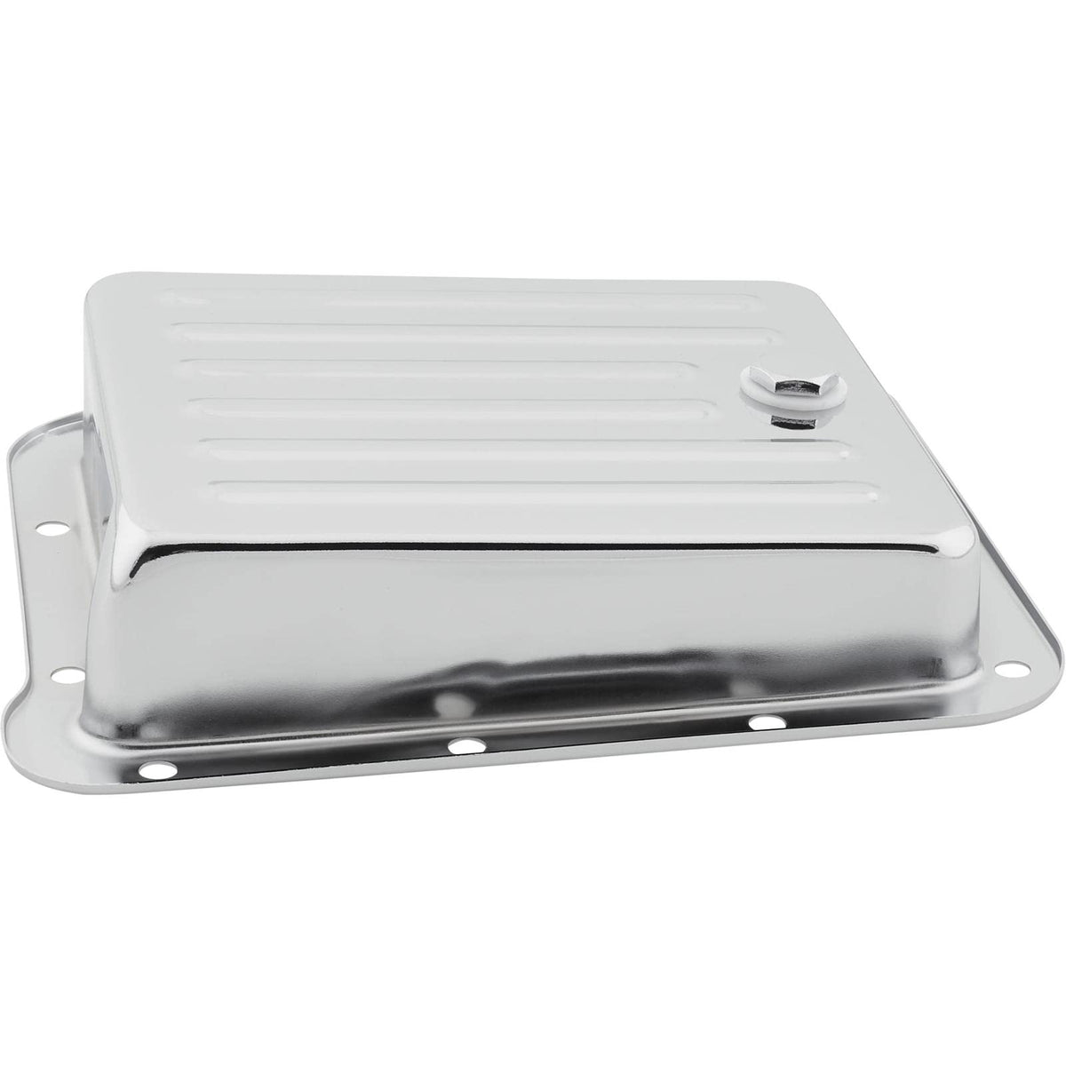 Transmission Pan, Chrome Steel, Fits Ford C4