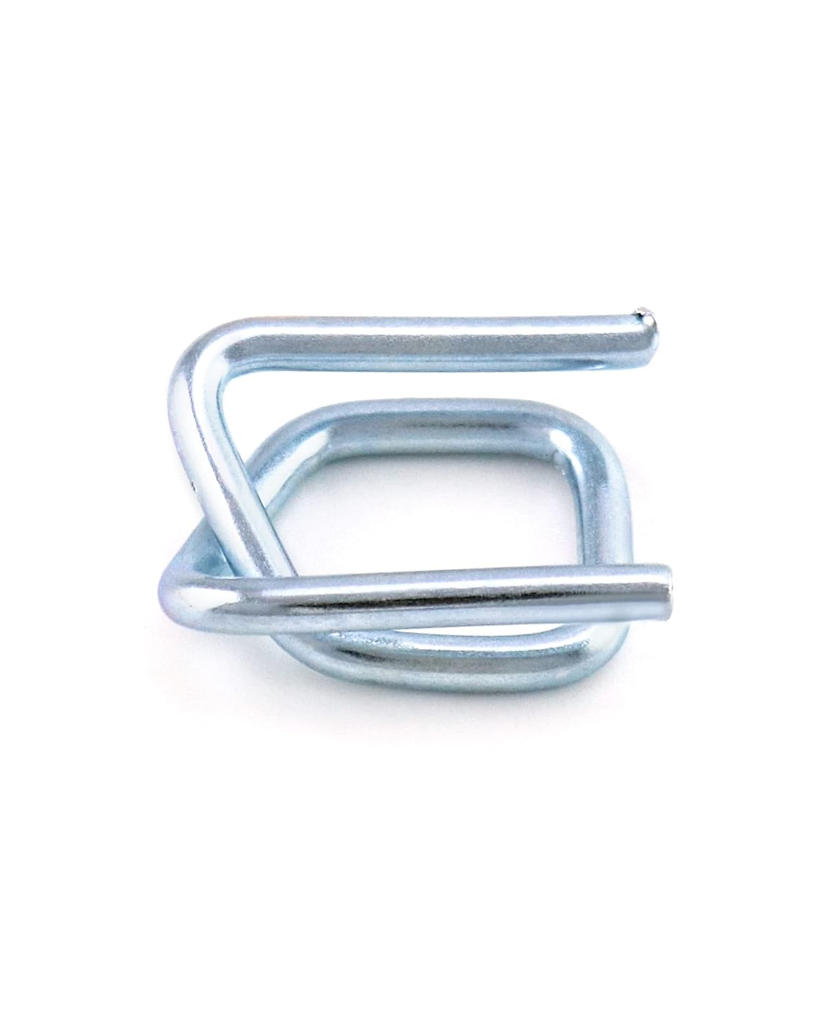 Metal Wire Buckle, 1/2" Width, 50 Pack, Silver