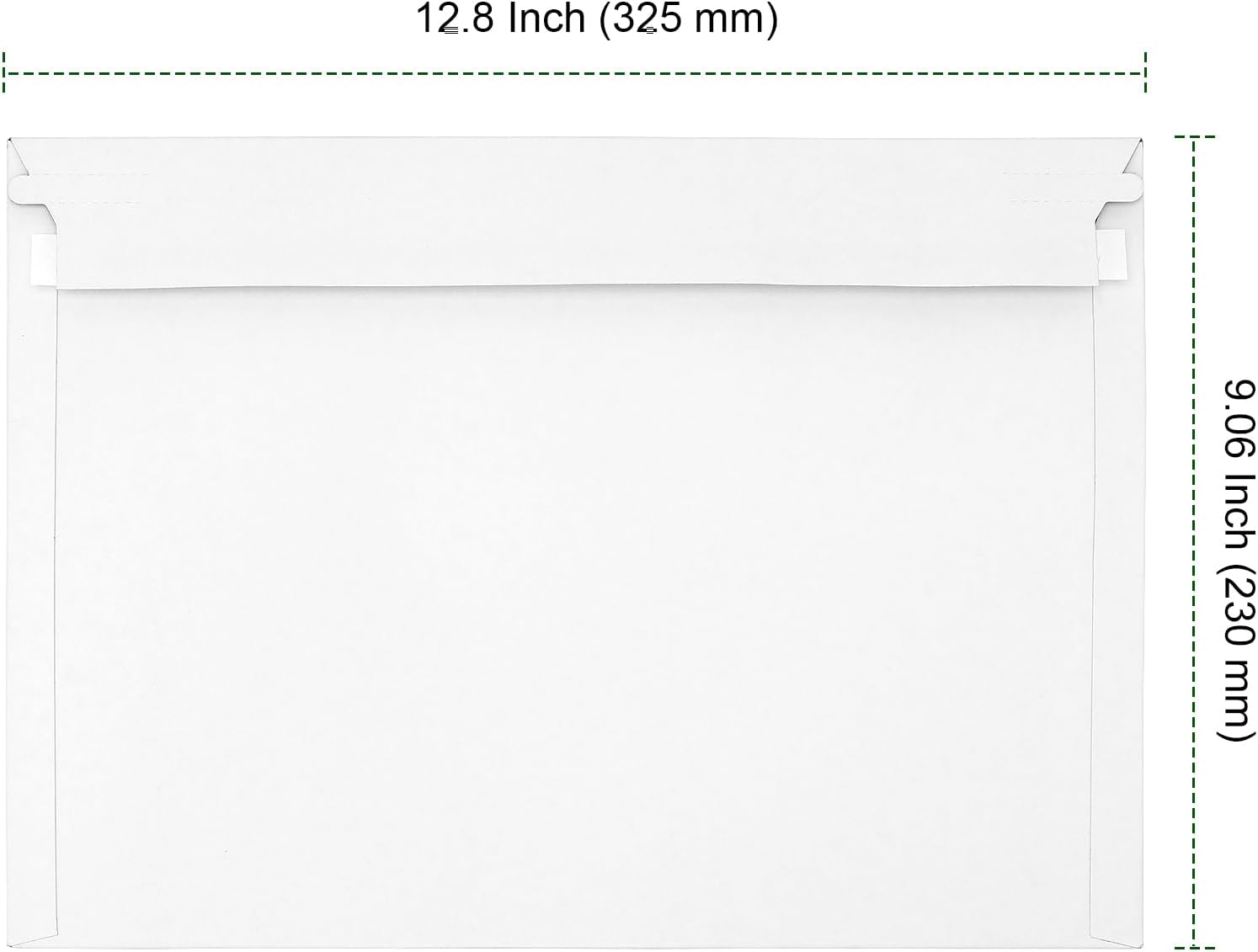 150 PCS 9 x 12 Inches White Cardboard Rigid Mailers, Self Seal Photo Document Mailers,Rigid Paperboard Envelopes for