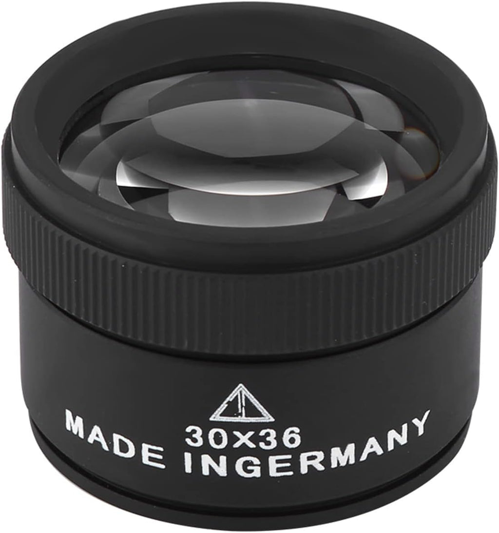 30X Coin Magnifying Glass, Portable Jewelry Loupe | Portable Pocket Magnifier for Coins, Jewelry, Maps, Antiques