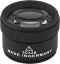 30X Coin Magnifying Glass, Portable Jewelry Loupe | Portable Pocket Magnifier for Coins, Jewelry, Maps, Antiques