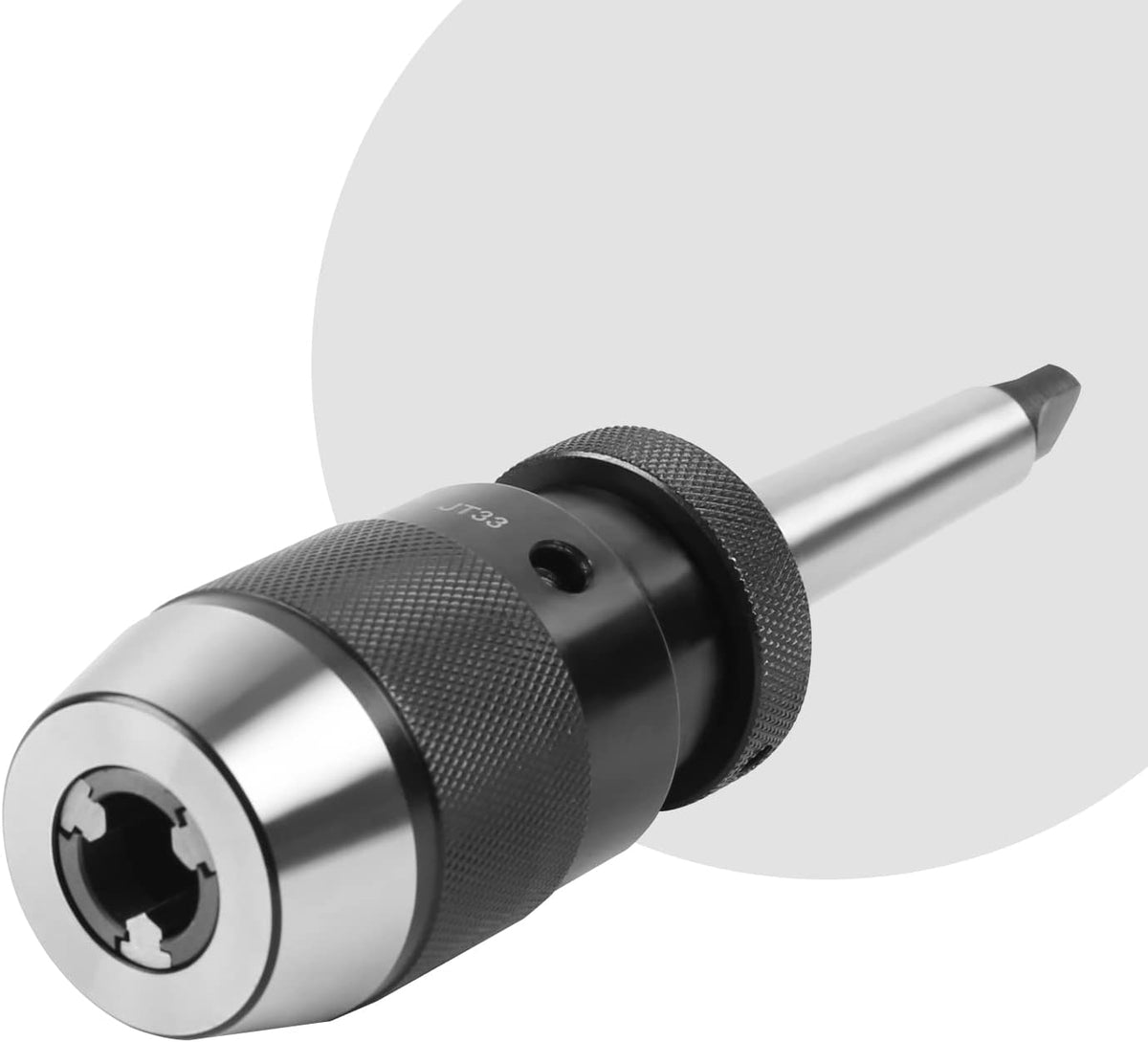 Heavy Duty MT2 Drill Press Chuck, 1/32"- 5/8" Keyless Drill Chuck JT33 Mount with Highly Precise MT2 Drill Chuck Arbor