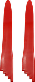 2pcs Canning Bubble Popper Bubble Remover Bubble Measurer Canning Supplies 22.5x3cm for Canning Food, Red