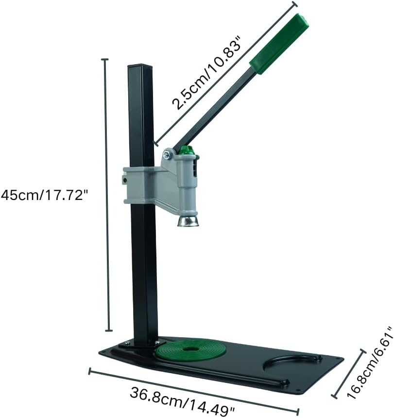 Manual Bottle Capper Tool Machine 26mm and 29mm Crown Capper,Heavy Duty Strong Metal Easy Action Bench Bottle Capper