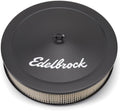 Edelbrock 1223 Pro-Flo Black Finish 3" Round Air Filter Element with 14" Diameter