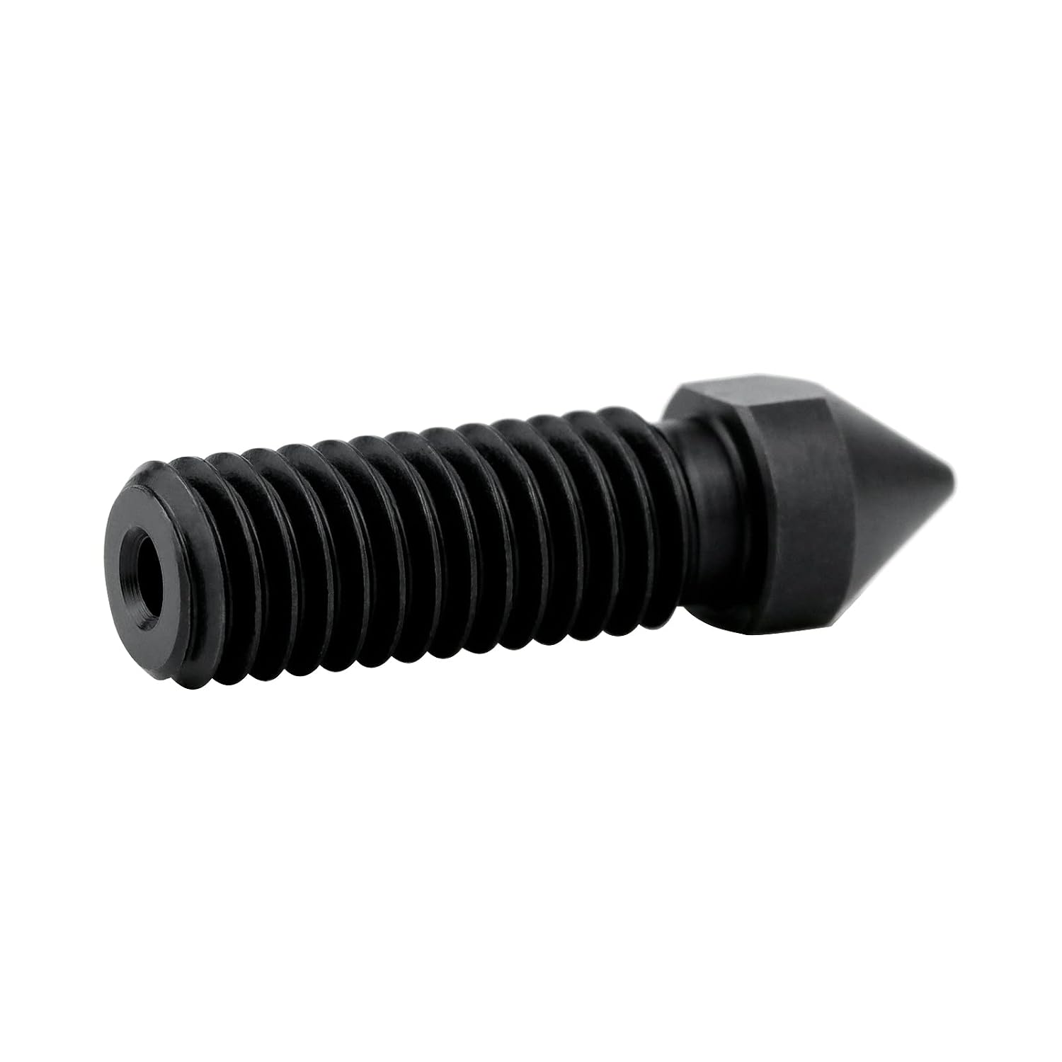 M6 High Temperature High Flow Hardened Steel Nozzle 0.4mm Compatible with 1.75mm 3D Printer Volcano Hotend Heat Block