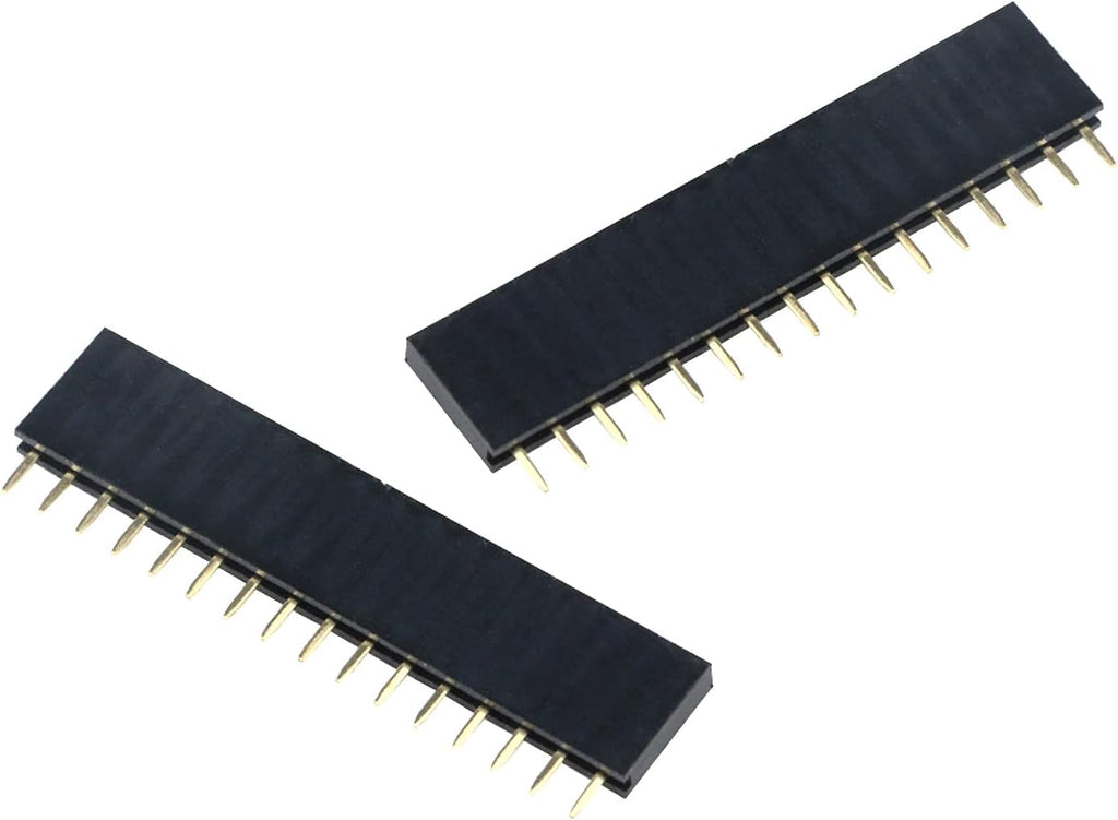 Antrader 30pcs 2.54mm 16Pin PBC Female Header Socket Connector Strip