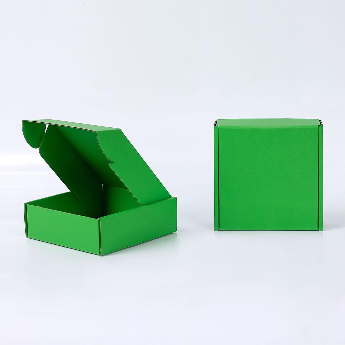 Small Dark Green Shipping Packaging Boxes L6xW6xH2 Inch 20Pcs Mailer Boxes