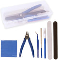 Model Tool Kit, 8-Piece Hobby Starter Set for Model Building, Compatible with All Miniatures & Scale Models