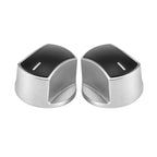 Stove Knob, 2 Pack 6mm Universal Rotary Knob Metal Gas Stove Switch Control Knobs Replacement, Cooktop Oven Knobs Stove Control Knobs Oven Switch for Kitchen Stove