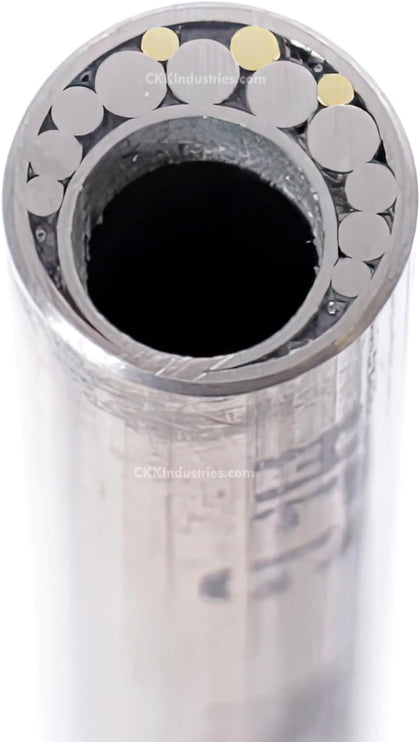 Mosaic Pin - (0.375 (3/8) Inch Diameter) - (970SBSS) - (Stainless Outer Material)(Brass & Stainless Inner Material)