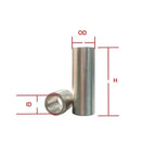 Linear Guide Rail 5-10Pcs ID 4mm OD5mm 5.5mm Steel Sleeve Shaft Bushing Spacer Bush No Thread Stainless Inner Guide(4x5x2.5mm-10pcs)