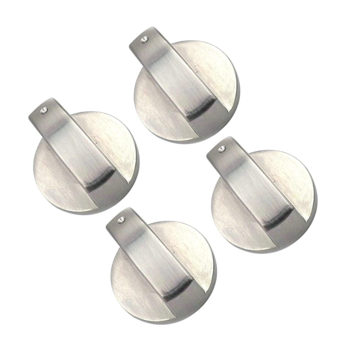 DOITOOL 4Pcs Metal Gas Stove Control Knobs Replacement for Burner Switches