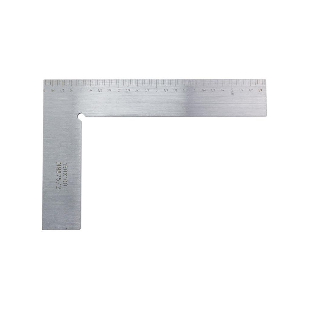 T Tulead 5.9"×3.94" Machinist Square L Ruler Measuring Tool with Scale
