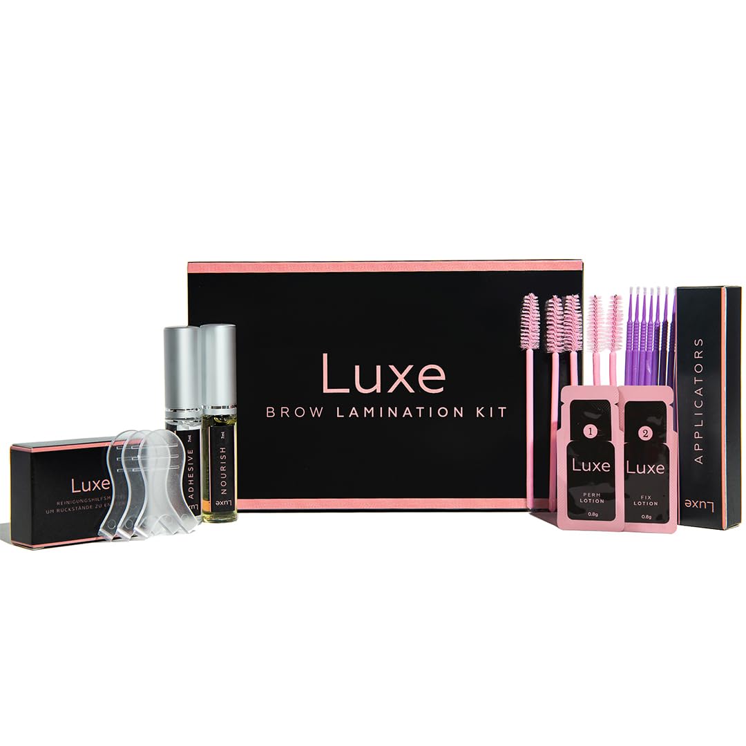 Lashlift + Brow Lamination Kit - Complete Sets to Beautiful Eyes - DYI at Home Lash Lift and Brow Lift - Visible
