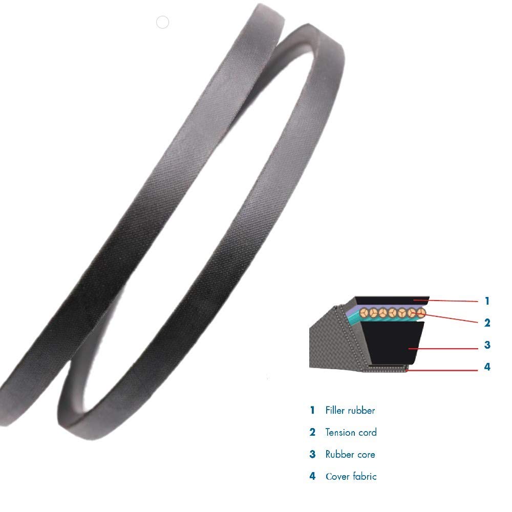 SPF Lawn Mower Tractor Primary Mower Drive Belt 1/2" x 80 1/2" Replacement for Murray 037X69MA 37X69 37X69MA