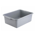 7" Gray Bus Box Dish Tub for Restaurants