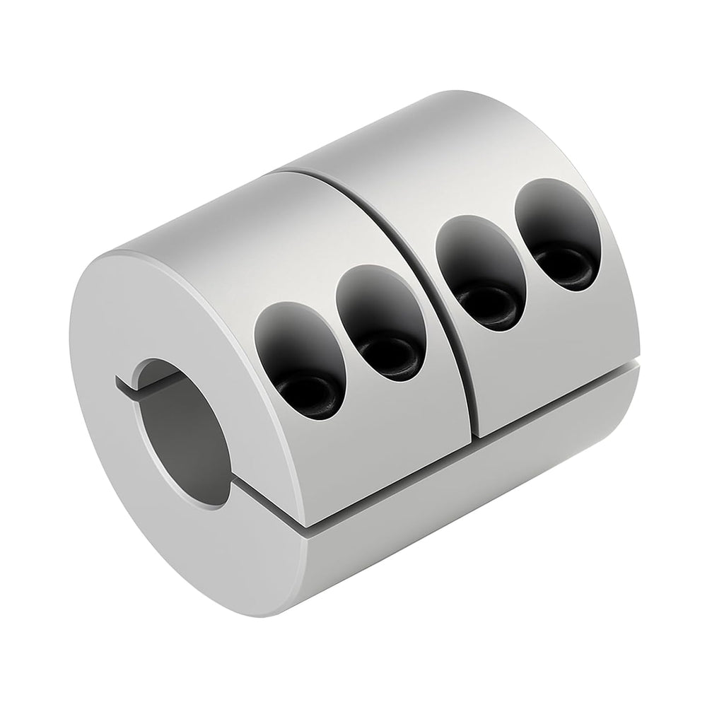8mm to 8mm Rigid Shaft Coupling D32 × L45 Aluminum Clamp-On Coupler for CNC Machine 3D Printer Stepper Motor Servo Motor Encoder