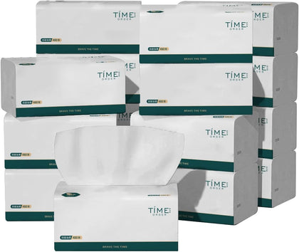 Soft Facial Tissues 7680 Total Sheets, [Not in Box] 4-Ply Ultra Strong & Soft Thick Tissues, 1920 Draws Unscented