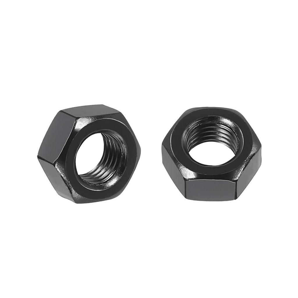Kozelo 10pcs Hex Nuts 5/16"-24 Carbon Steel Fine Thread Black