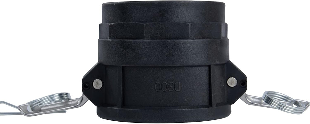 2 Camlock Fittings (3" Type D) Female Coupler x Female Thread Camlock Fittings With Gasket Inside (3")