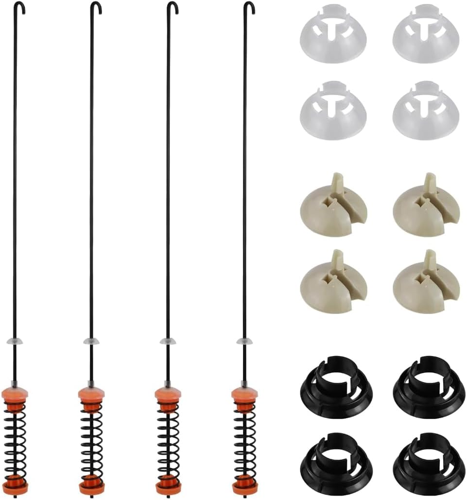 Suspension Rod Replacement For Whirlpool WTW7300DC0 WTW7300DW0 WTW7300DW1 WTW7300DW2 WTW7500GC0 WTW7500GC2 WTW7500GC3 WTW7500GW0 WTW7500GW2 WTW7500GW3 Washer