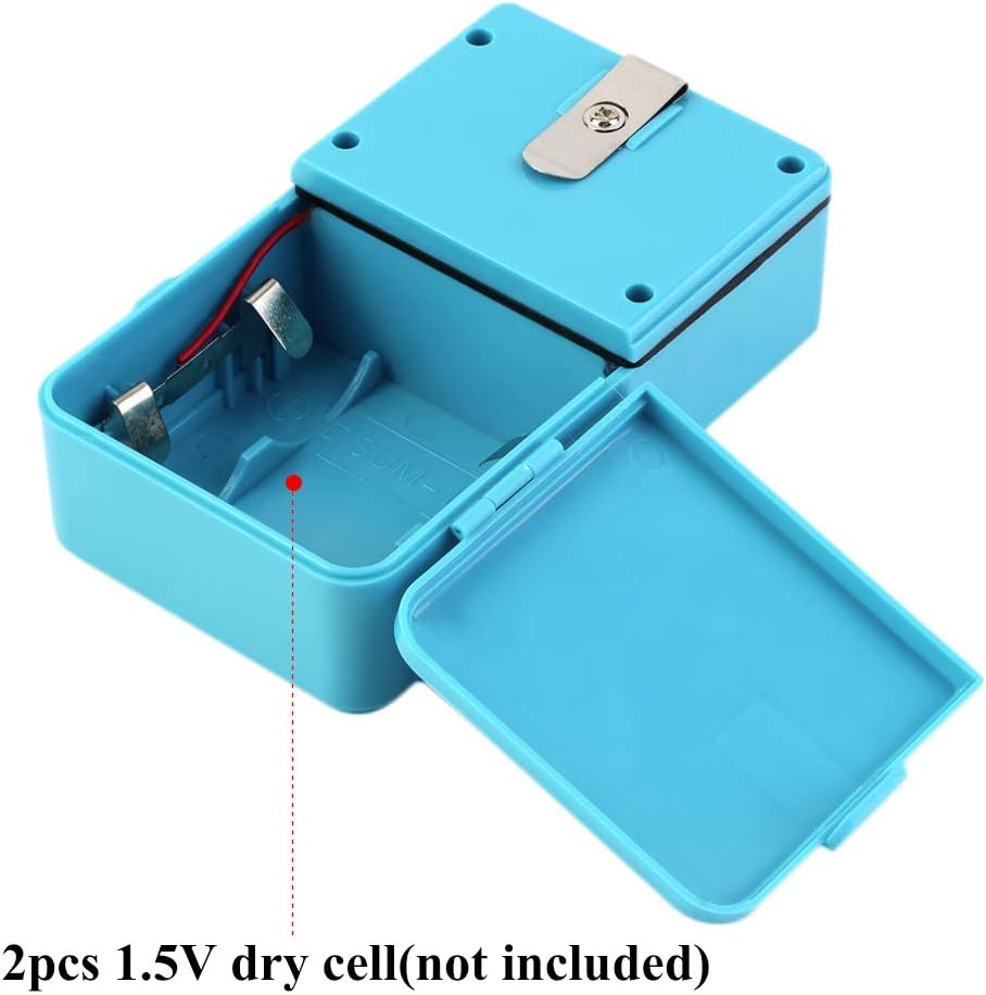 Portable Aquarium Air Pump 2 D Batteries Operated Backup Fish Tank Air Bubbler Power Outage Aerator Emergency Oxygen
