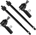 SCITOO 4pcs Front Suspension Kit Inner Outer Tie Rod End Fit 1992-2001 For Toyota Camry 1998-2003 For Sienna 1995-2004 Avalon 1999-2002 Solara