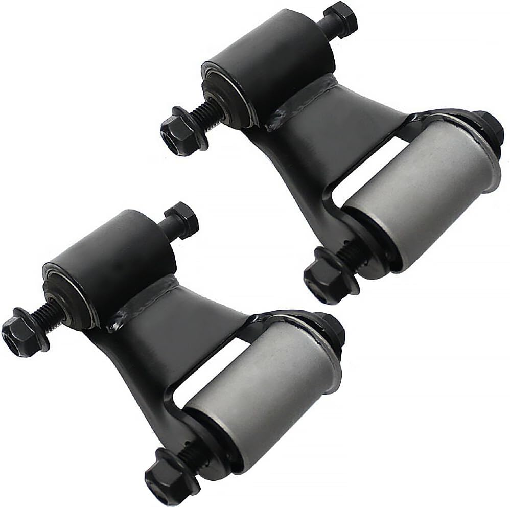 Pair Rear Leaf Spring Hanger Bracket and Shackle Kit 722-032, 722-006 Replacement for 1999-2015 Chevy Silverado GMC Sierra 1500 for 2007-2009 Cadillac Escalade/GMC Yukon