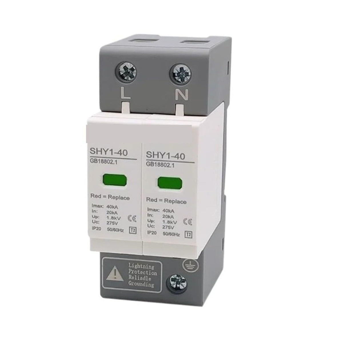 AC 2P Protection Lightning Protector Low-Voltage Arrester Device