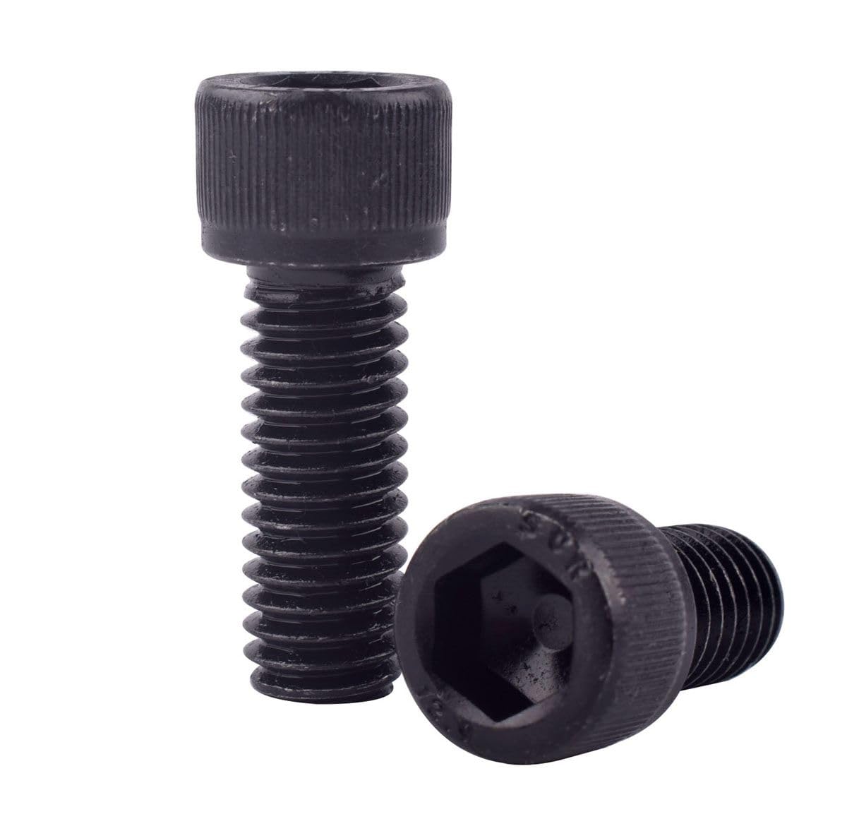30Pcs #8-32 x 3/4" Socket Head Cap Screws Bolts, 12.9 Grade Alloy Steel Black Oxide Finish, Allen Hex Drive, UNC Coarse Full Thread