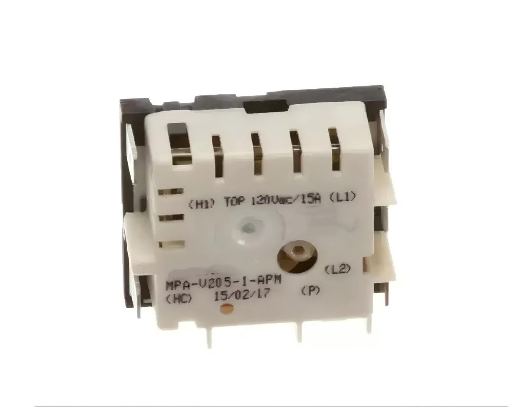 2J-55564 Range Burner Infinite Control Switch - for APW Wyott Range Cooking Equipment - Replacement Range Switch - 120V 15A ﻿
