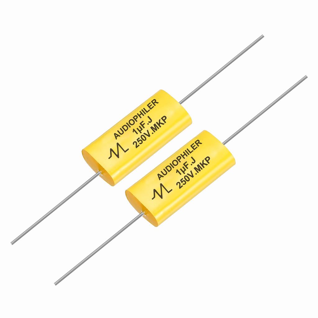 MECCANIXITY 2Pcs 1uF High-Frequency Divider Capacitor 250V