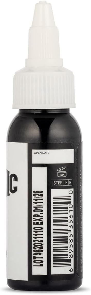 Dynamic Color Black Tattoo Ink, Made in USA Since 1990, 1 oz