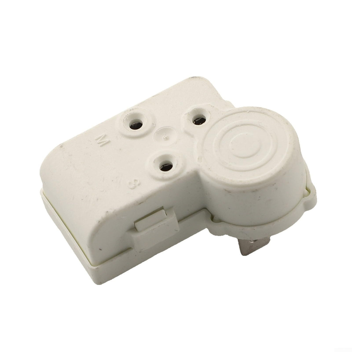 White PTC Starter Relay - 2PIN/4PIN Plastic Construction Overload Protection For Refrigerator Compressor Replacement(4pin)
