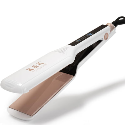2.25 Inch Wet to Straight Hair Straightener，Shine Therapy Flat Iron