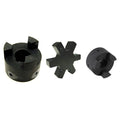 RAParts L-095 3/4 X 1 Flexible 3-Piece L-Jaw Coupling Set & Buna-N NBR Rubber Spider L095