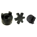 RAParts L-095 3/4 X 1 Flexible 3-Piece L-Jaw Coupling Set & Buna-N NBR Rubber Spider L095