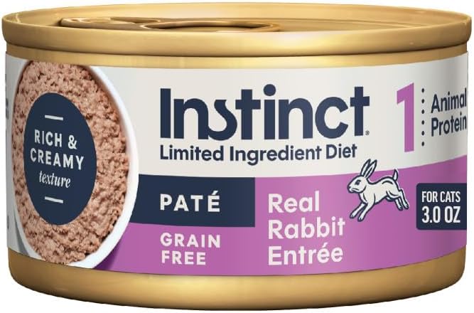 Limited Ingredient Diet Wet Cat Food, Rabbit, 3 oz (24 Count)