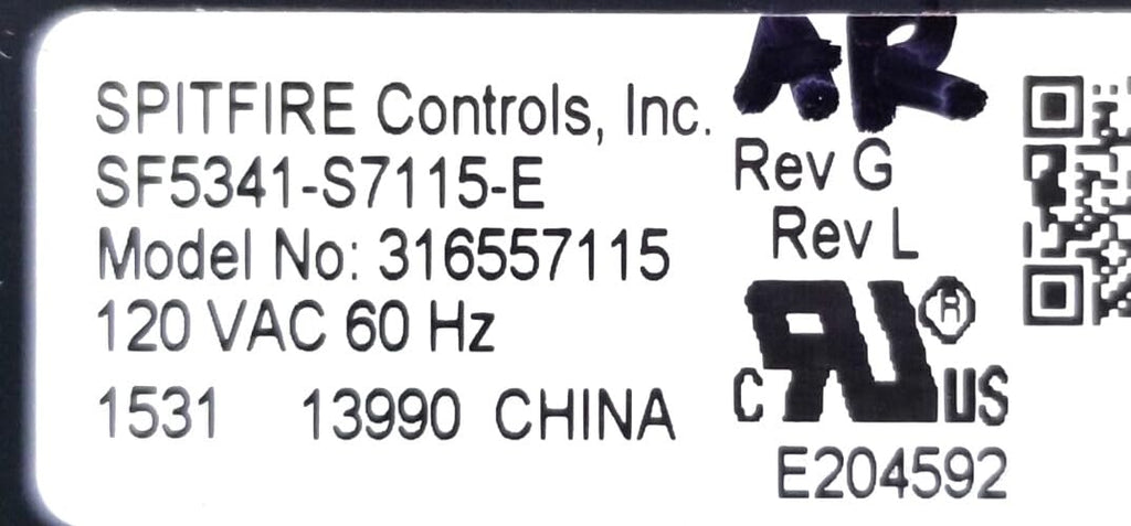 OEM Replacement for Frigidaire Range Control Board 316557115