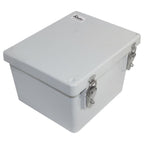 10x8x6 Fiberglass NEMA 4X Enclosure with Quick Release Latches