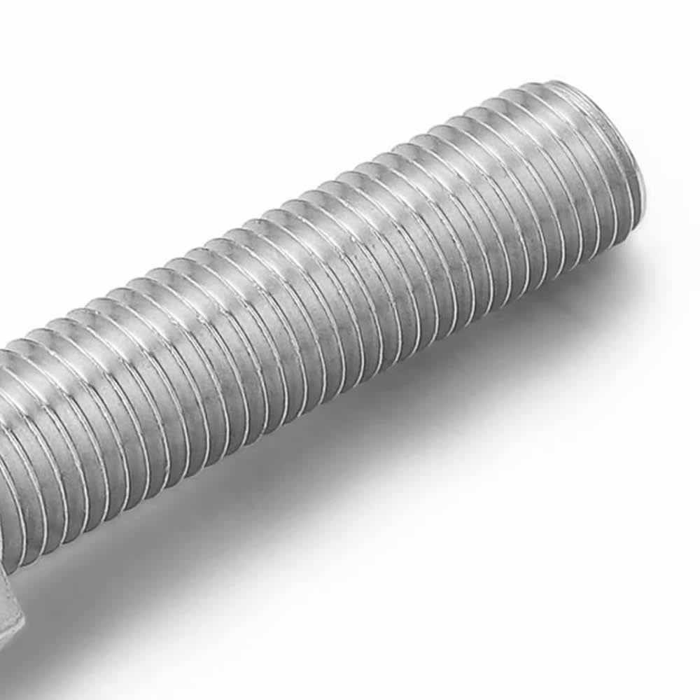Junter 4pcs M10-1.25 x 50mm Fine Thread Metric A2-70 Hexagon Head Screws