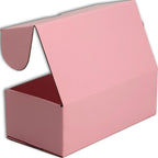 4x3x2 Shipping Boxes Set of 50, Pink Mailer Corrugated Cardboard Box